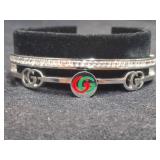 Gucci Silver-Tone Bangle Bracelet