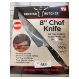 Trusted Butcher 8" Chef Knife with Cover