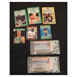 Sports Cards and Mini Biographies Lot