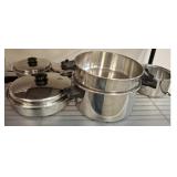 Stainless Steel Cookware Set with Lids