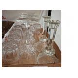 Cut Glassware Set