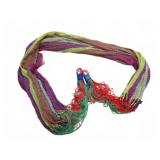 Multicolor Woven Hammock with Loops