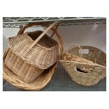 Four Woven Baskets