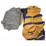L.L.Bean Cordura Duffle Bag & Gray Polka Dot