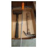 Hammer Lot with Large Screwdriver
