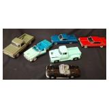 6 Diecast Model Cars and Trucks