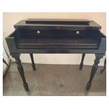 Black Painted Wood Writing Desk 36"ï¿½20"ï¿½31"