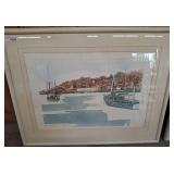 Martin Tobias Harbor Point II Framed Print 37