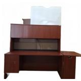Groupe Lacasse Desk With Hutch 89x30x64