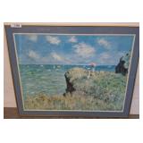 Framed Impressionist Print, 34x28 Inches