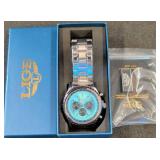 LIGE Stainless Steel Chronograph Watch