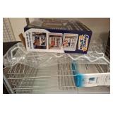Swivel Store Organizer and Homz 3-Tier Rack