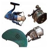 Fishing Reels and Metal Plate