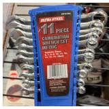 Ultra Steel 11 Piece Metric Wrench Set