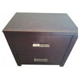 Wood 2-Drawer File Cabinet, 27x17x25 Inch
