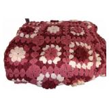 Handmade Crochet Granny Square Blanket
