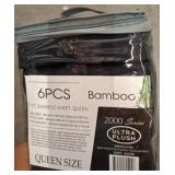6 Piece Bamboo Queen Sheet Set