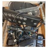Solidex VHS Rewinder, GE Power Strip, Cables