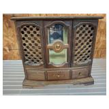 Wooden Jewelry Cabinet with Drawers