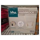 Bliss Hanging Hammock Chair with Pillows