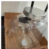 Glass Beverage Dispenser and Oil Lamp