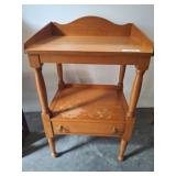 Willett Lancaster Maple Stand with Drawer, 20