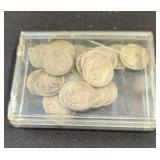 US Buffalo Nickels in Case