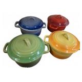 Courtools Mini Stoneware Cocotte Set of 4