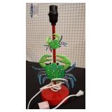 Table Lamp with Decorative Crabs