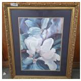 Floral Watercolor Art, Framed, 28x34 Inches