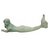 Cast Mermaid Figure Sculpture