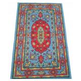 Colorful Patterned Rug, 43x66 Inches