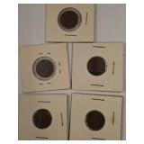 5 Indian Head Cents