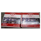 Holiday Time 300 Clear Icicle Lights, 2 Boxes