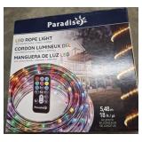 Paradise LED Rope Light with Remote, 18 ft