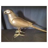Brass Bird Sculpture 14x23 Inches
