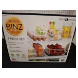 InterDesign Binz Fridge & Freezer 4 Piece Set