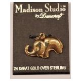 Madison Studio Danecraft Elephant Pendant