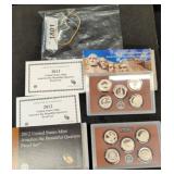 2012 & 2013 US Mint America the Beautiful Qu.