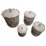 Ceramic Canisters and Porcelain Mugs