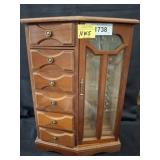 Jewelry Box With Mixed Costume Jewelry