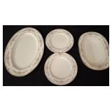 Noritake China Rosalie Serving Set, 4 Pieces