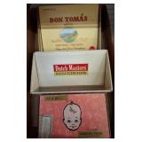 Empty Cigar Boxes, 3 Brands