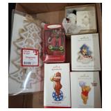 Hallmark Keepsake Ornament Lot with Decor