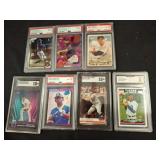 7 Graded Baseball Rookie Cards