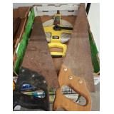 2 Hand Saws and Keson Tape Measure