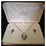 Van Dell Sterling Silver Cameo Set