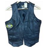 Jamin Leather XL Black Leather Vest