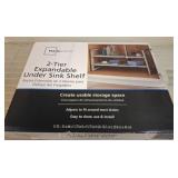 Mainstays 2-Tier Expandable Under Sink Shelf