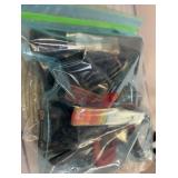 Plastic and Metal Hardware in Bag